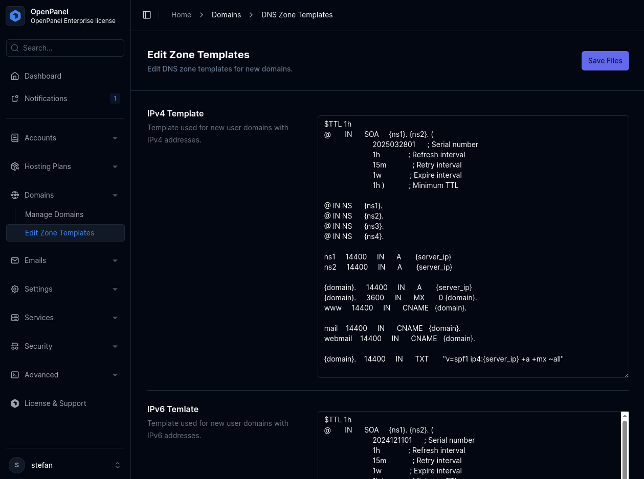 edit zone screenshot